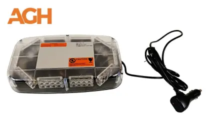KOGUT LED LAMPA OSTRZEGAWCZA BŁYSKOWA BELKA 12-24V MAGNES