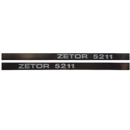 Komplet znaków - emblematów do ciągnika Zetor 5211 13089