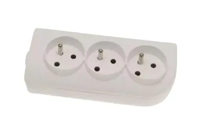 Kostka gniazdo GN-30 3-wtykowa przenośna Z/U Elgotech GN-30