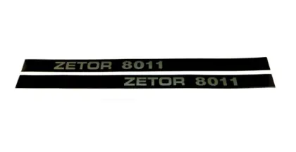 Komplet znaków - emblematów do ciągnika Zetor 8011 14745