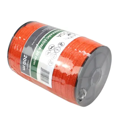 Taśma elektryzatora 20mm/200m pomarańczowa ZAGRODA 15685