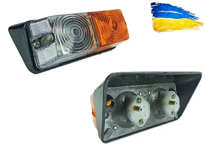 LAMPA BOCZNA FP204 METAL LEWA UA LUX 20058 BEZ ŻARÓWEK