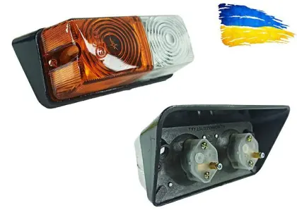 LAMPA BOCZNA FP204 METAL PRAWA 20057 BEZ ŻARÓWEK UA LUX