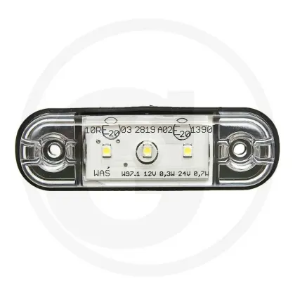 LAMPA OBRYSOWA BIAŁA LED WAŚ