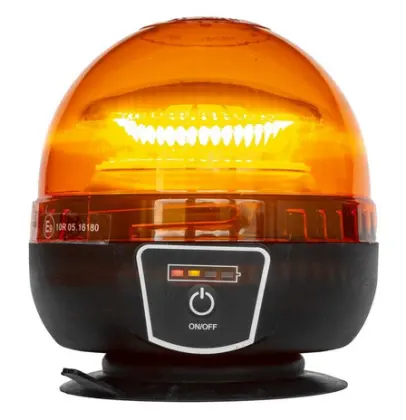LAMPA OSTRZEGAWCZA NA MAGNES Z AKUMULATOREM SMD 12-24V LED