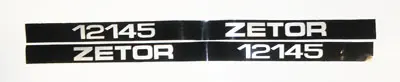 Komplet znaków - emblematów do ciągnika Zetor 12145 16623