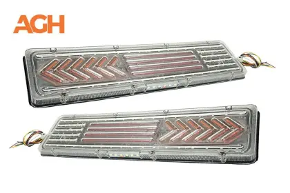 LAMPA TYLNA ZESPOLONA LED DYNAMICZNY     KIERUNKOWSKAZ 2SZT 24V 46CM