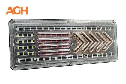 LAMPA TYLNA ZESPOLONA LED DYNAMICZNY KIERUNKOWSKAZ 24V 33CM