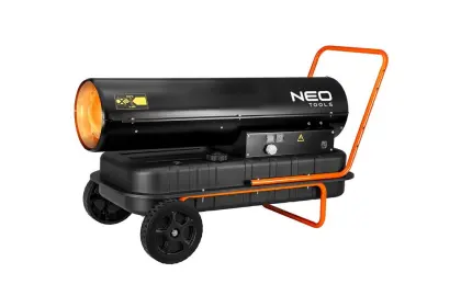 NAGRZEWNICA OLEJOWA 50KW ZBIORNIK 50L KÓŁKA