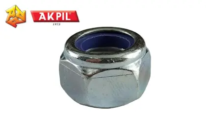 Nakretka M16 z wkladka teflonowa ocynk AKPIL 5634