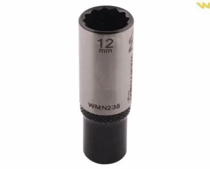 Nasadka dwunastokątna 1/4 12mm długa CRV50BV30 DIN 3124 WARYŃSKI WMN235