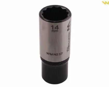 Nasadka dwunastokątna 1/4 14mm długa CRV50BV30 DIN 3124 WARYŃSKI WMN237