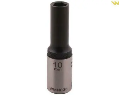 Nasadka sześciokątna 1/2 10mm dł CRV50BV30 DIN 3124 WARYŃSKI WMN038