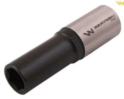 Nasadka sześciokątna 1/2 15mm dł CRV50BV30 DIN 3124 WARYŃSKI WMN043