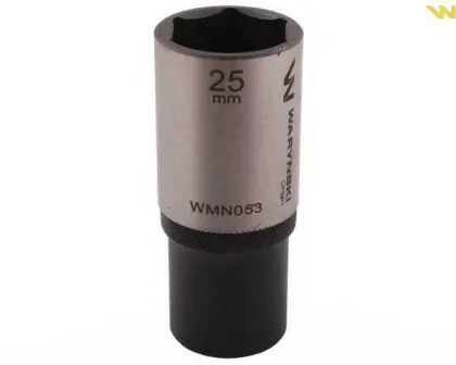 Nasadka sześciokątna 1/2 25mm długa CRV50BV30 DIN 3124 WARYŃSKI WMN053