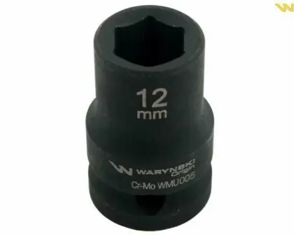 Nasadka sześciokątna udar 1/2 12mm Waryński WMU005