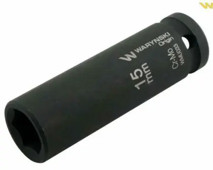 Nasadka sześciokątna udar 1/2 15mm długa Waryński WMU033