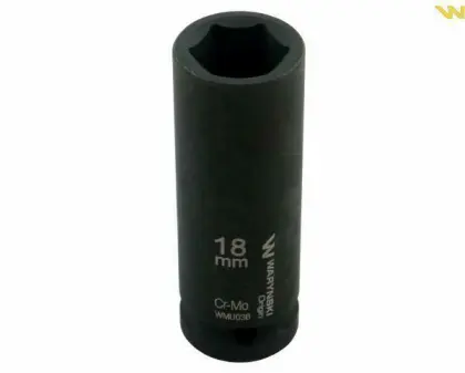 Nasadka sześciokątna udar 1/2 18mm długa Waryński WMU036