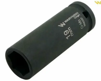 Nasadka sześciokątna udar 1/2 19mm długa Waryński WMU037