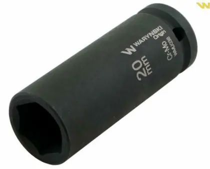 Nasadka sześciokątna udar 1/2 20mm długa Waryński WMU038