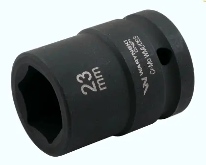 Nasadka sześciokątna udar 3/4 23mm CrMo DIN 3129 Waryński WMU063