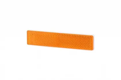 Odbłask mały-długi taśma żółty prostokąt ODB024