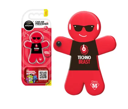 Odświeżacz powietrza Aroma Car Manny Cherry A83137