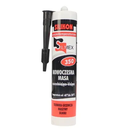 Silikon wysokotemperaturowy czarny 310ml od -60 do +350C 36441