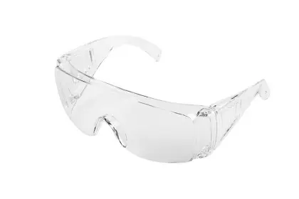 Okulary ochronne białe soczewki klasa odporności F 97-508