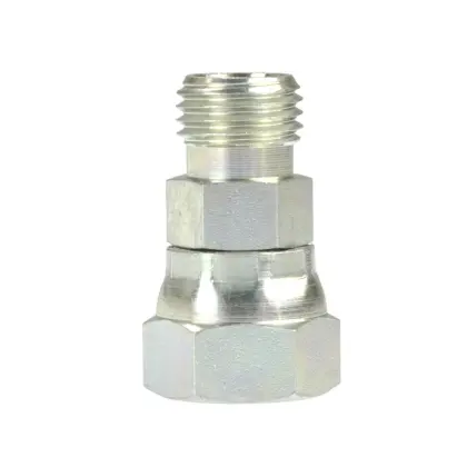 Złącze hydrauliczne proste AB M16x1,5 - M14x1,5 10L/8L stożek starego typu bez oringu 38193