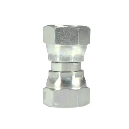 Złącze hydrauliczne proste z dwoma nakrętkami AA M16x1,5 - M16x1,5 10L/10L 38318