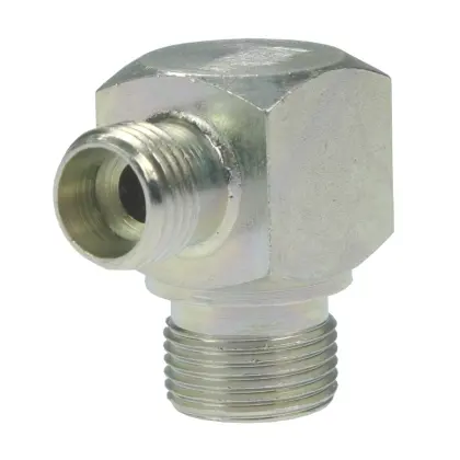Złącze hydrauliczne kolanko 90 BB M20x1,5 - M16x1,5 12S/10L 38324