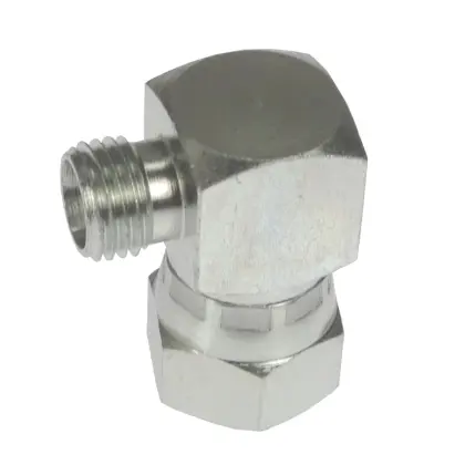 Złącze hydrauliczne kolanko 90 AB M18x1,5 - M14x1,5 12L/8L 38410