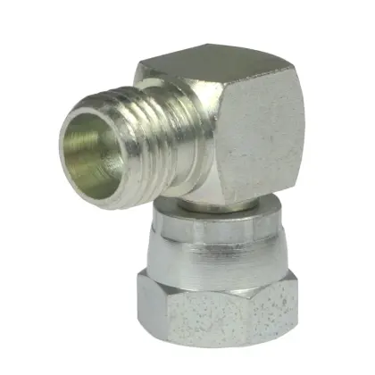 Złącze hydrauliczne kolanko 90 AB M12x1,5 - M14x1,5 8L/6L 38424