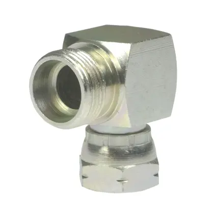 Złącze hydrauliczne kolanko 90 AB 3/8 M22x1,5 15L 38427