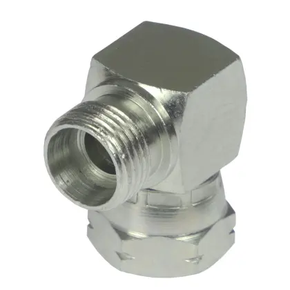 Złącze hydrauliczne kolanko 90 AB 3/8" M18x1,5 12L 38428