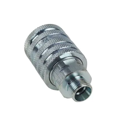 Szybkozłącze hydrauliczne gniazdo M18x1.5 gwint zewnętrzny EURO PUSH-PULL (9100818G) (ISO 7241-A) HYDRAL PREMIUM 42250