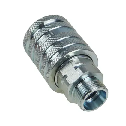 Szybkozłącze hydrauliczne gniazdo M22x1.5 gwint zewnętrzny EURO PUSH-PULL (9100822G) (ISO 7241-A) HYDRAL PREMIUM 42254
