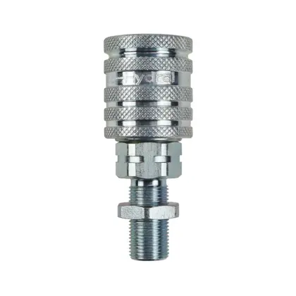 Szybkozłącze hydrauliczne gniazdo long M18x1.5 gwint zewnętrzny EURO PUSH-PULL (9100818GL) (ISO 7241-A) HYDRAL PREMIUM 42255