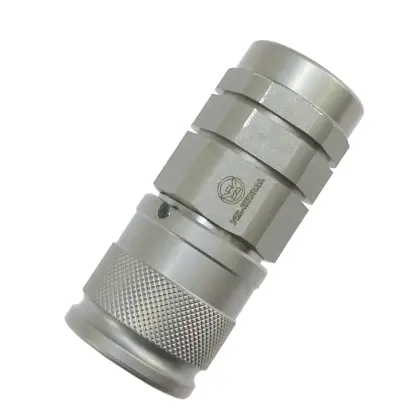 Szybkozłącze hydrauliczne sucho odcinające gniazdo G1/2"BSP gwint wewnętrzny ISO16028 HYDRAL 45418