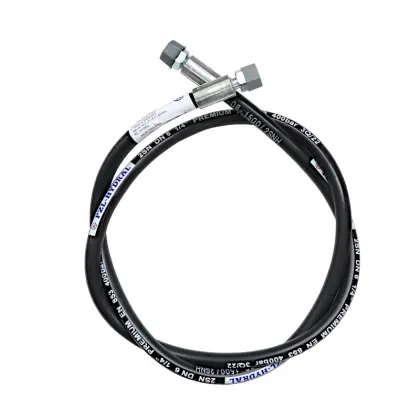Przewód wąż hydrauliczny 400 bar gwint M14x1,5 proste L-1500mm DN06-2SN PZL HYDRAL 46184