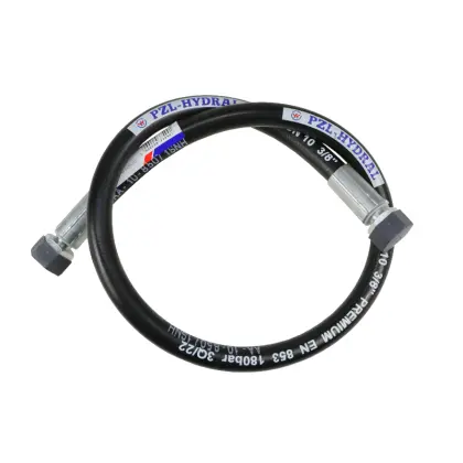 Przewód wąż hydrauliczny gwint M18x1,5 proste L-850mm DN10-1SN Tur 18MPa PZL HYDRAL 46225
