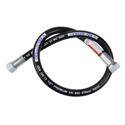 Przewód wąż hydrauliczny 275bar gwint M22x1,5 proste L-1000mm DN12-2SN 336-631-105-520 UNHZ 500 Cyklop PZL HYDRAL 46233