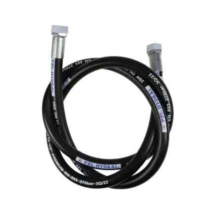 Przewód wąż hydrauliczny 275 bar gwint M22x1,5 proste L-2000mm DN12-2SN 336-631-105-522 PZL HYDRAL 46248