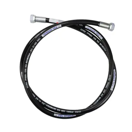 Przewód wąż hydrauliczny gwint M22x1,5 proste L-2500mm DN12-1SN 7214/07-151/0 Cyklop 16MPa PZL HYDRAL 46249