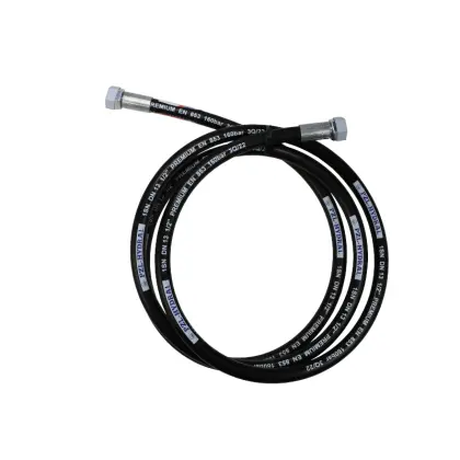 Przewód wąż hydrauliczny 160 bar gwint M22x1,5 proste L-3000mm DN12-1SN PZL HYDRAL 46251