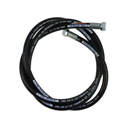 Przewód wąż hydrauliczny 275 bar gwint M22x1,5 proste L-3000mm DN12-2SN PZL HYDRAL 46252