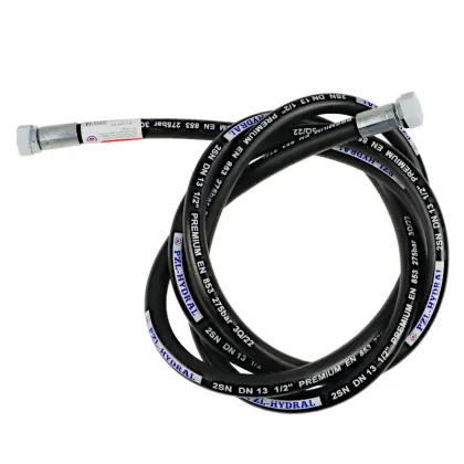 Przewód wąż hydrauliczny 275bar gwint M22x1,5 proste L-3500mm DN12-2SN PZL HYDRAL 46254