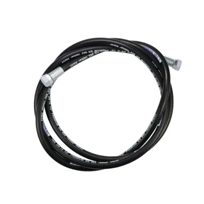 Przewód wąż hydrauliczny płasko kulisty gwint M22x1,5 proste L-3650mm DN12-1SN 73211600100 PZL HYDRAL 46256