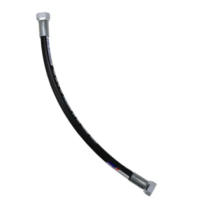 Przewód wąż hydrauliczny 160 bar gwint M22x1,5 prosta płasko/prosta płasko L-500mm DN12-1SN 16,0MPa PZL HYDRAL 46263